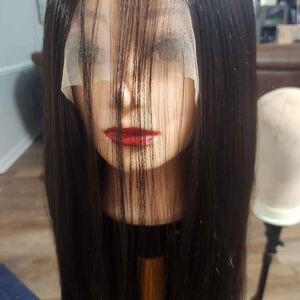 Sleek Black Lace Front Wig